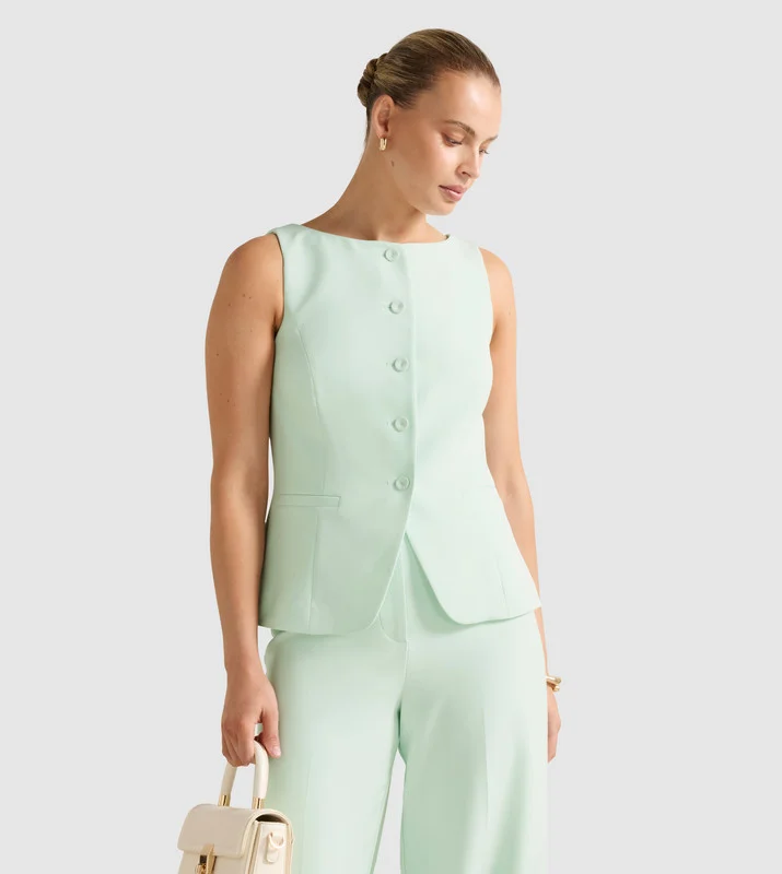 forever new ORCHID Boat Neck Waistcoat